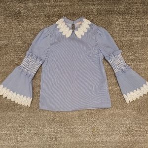 Ted Baker Blue Striped Top